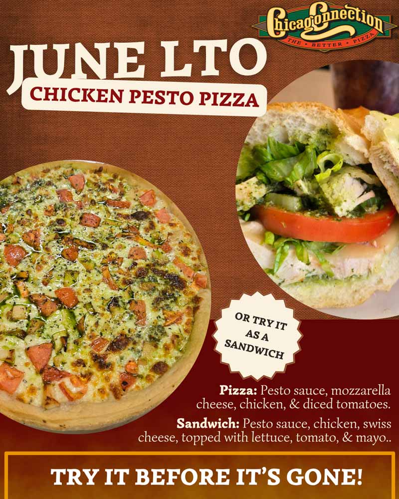 June Pesto LTo Pizza and sandwich June Pesto LTo Pizza and sandwich